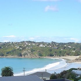 Waiheke Fiesta Mexicana - Villa: Views over Oneroa
