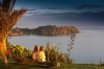 Waiheke The Pah at Onetangi: View from lawn