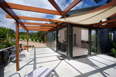 Waiheke Ridge Studio: Courtyard
