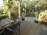 Waiheke Waimarama Cottage: Front deck