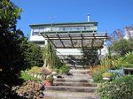 Waiheke Palm Beach Retreat: House from the garden