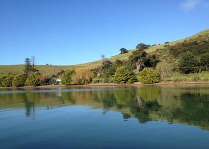Waiheke Te Matuku Farm Cottage: View from the water