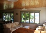 Waiheke Te Matuku Farm Cottage: lounge and dining room